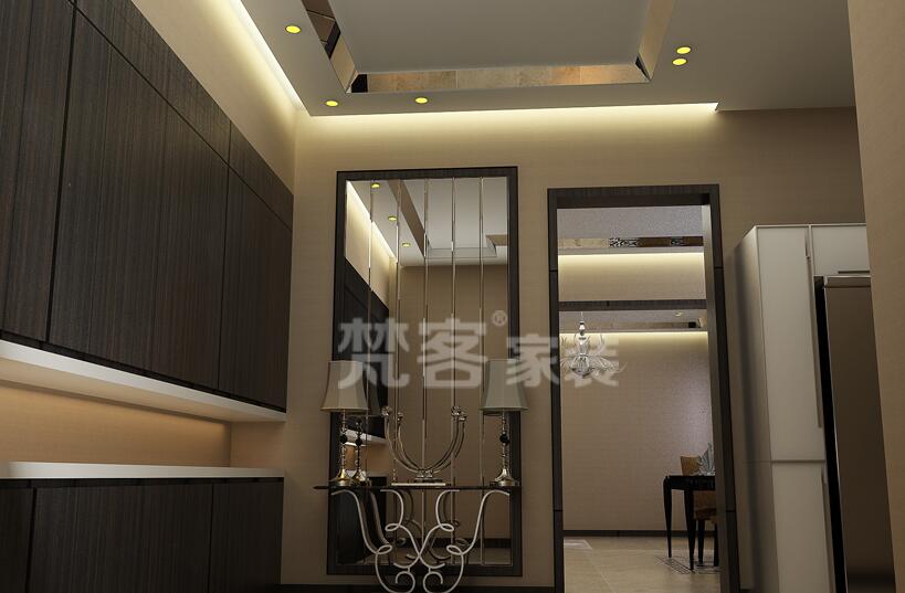 天津天鹅湖1号户型图，梵客家装打造温馨现代简约风格